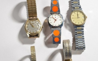 WATCHES (batch of five): three TISSOTs, one of...