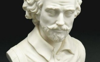 WEDGWOOD BUST OF SHAKESPEARE.
