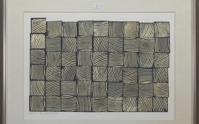WOOD ENDS, A SIGNED LIMITED EDITION WOODCUT BY WILLIE RODGER