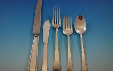 William and Mary by Lunt Sterling Silver Flatware Set for 48 Service 251 Pieces