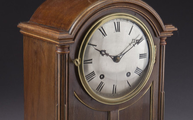 Winterhalder & Hofmeier mahogany bracket clock