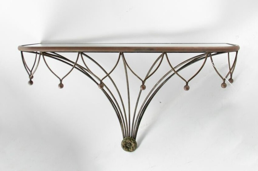 Wrought Iron Wall Table