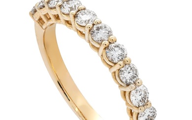 0.95 tcw Diamond Ring - 14 kt. Yellow gold - Ring - 0.95 ct Diamond - No Reserve Price