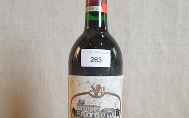 1 bottle Château Chasse Spleen 1981 Moulis en Médoc (stained...