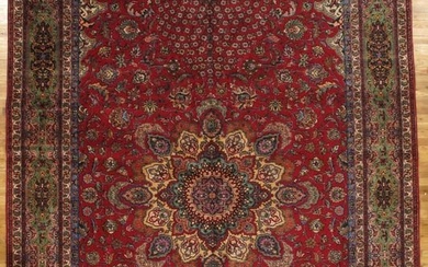 10 x 16 Red Fine Persian Tabriz Rug