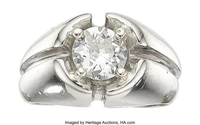 10063: Diamond, White Gold Ring Stones: European-cut d