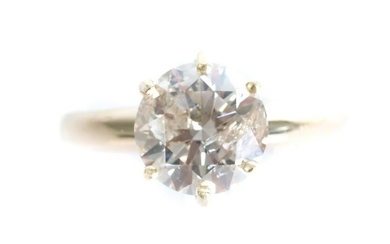 14K Yellow Gold 1.50 CT Solitaire Diamond Ring