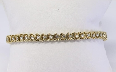 14kt Diamond Tennis Bracelet