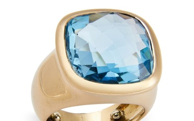 18 kt. Gold, Yellow gold - Ring - 12.50 ct Topaz