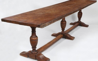 18C English oak refectory table