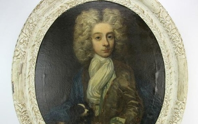 18thC English Portrait of Sir Isaac Newton