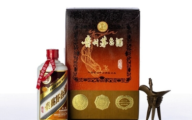 1992年產珍品飛天牌貴州茅台酒 （鐵蓋）Kweichow Flying Fairy Precious Moutai 1992 (1 BT50)