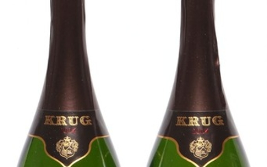 2 bts. Champagne “Vintage”, Krug 2004 A (hf/in).