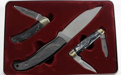 2005 LIMITED EDITION WINCHESTER CASED 3 KNIFE SET