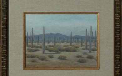 John Henry Renshawe (1852-1934), "Desert Landscape with