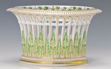 basket bowl, Meissen, Marcolini, around 1790, porcelain,...