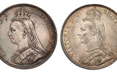 2x Victoria 'Jubilee Head' Crowns, 1887 and 1888 (both S.3921)...