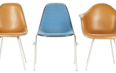 3 Eames for Herman Miller Shell Chairs