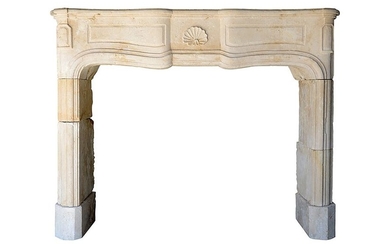 Dated from the 18th century, Regency stone firep…