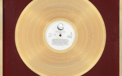 Carl Palmer: Album cover artwork and a 'Gold' sales award