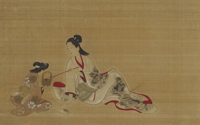 An anonymous hanging scroll in the style of the early 18th century