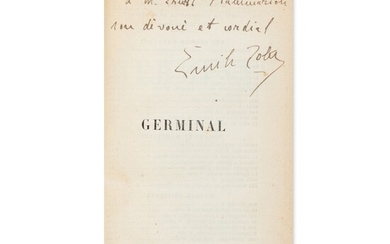 5 ouvrages avec envois à E. Flammarion (Germinal, L'Assommoir, L'Oeuvre, Paris, La Vérité en marche)., Zola, Émile