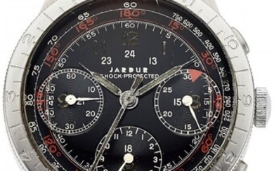 54063: Jardur Rare Bezelmeter Aviator's Chronograph Wri