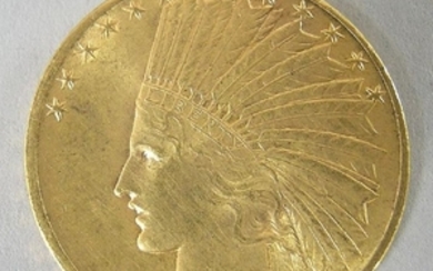 1915 Ten Dollar Indian Head Eagle U.S. Gold Coin