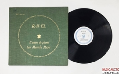Lot de 2x LP de Marcelle Meyer, piano. Ravel. Les …