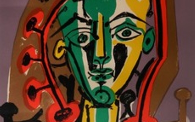 after Pablo Picasso lithograph in color