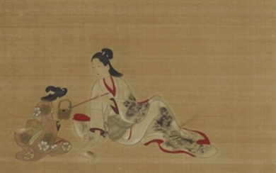 An anonymous hanging scroll in the style of t ...