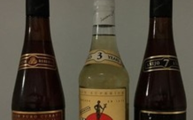3 bouteilles RHUM Havanna Club (1 Anejo Resera,…