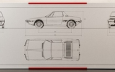 FIAT X1/9: serigrafia - silkscreen 1990's