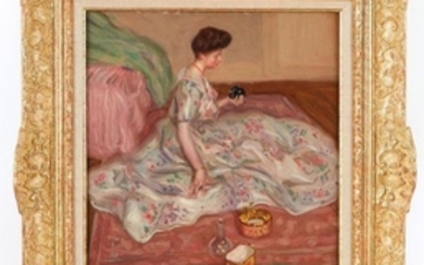 Frederick Carl FRIESEKE (1874 1939) Femme assise a…