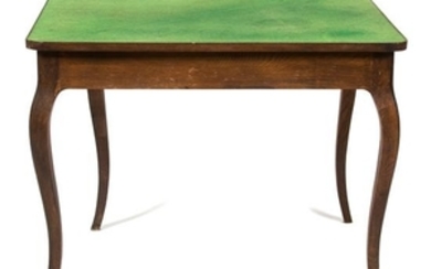 A Pair of French Provincial Flip-Top Triangle Game Tables