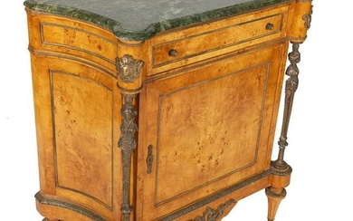 French Style Marble Top Cabinet