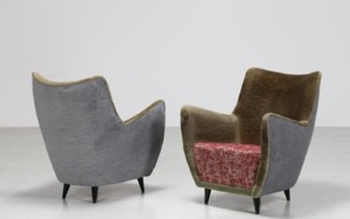MELCHIORRE BEGA Pair of armchairs.