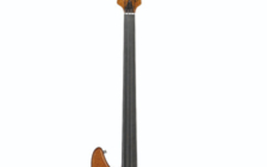 THE OVERWATER GUITAR COMPANY, NORTH HALTWHISTLE, 1984, A FRETLESS SOLID-BODY ELECTRIC BASS GUITAR, C BASS