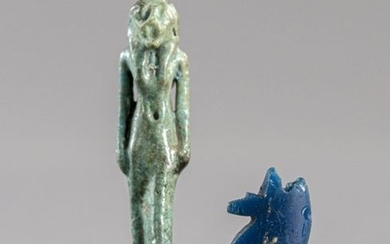 Two small Egyptian figures