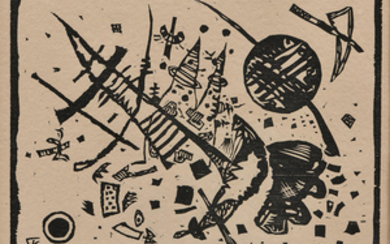 Wassily Kandinsky (Russian, 1866-1944) Holzschnitt für die Ganymed-Mappe