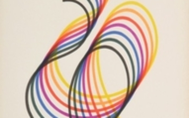 Yaacov Agam (b. 1928) - Yaacov Agam "Linear Loop" Print, Signed H.C.