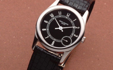 Patek Philippe. An 18K white gold automatic wristwatch