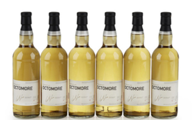 SIX BOTTLES OF OCTOMORE 2002 FUTURES bottled in 2008,...