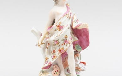 Bow Porcelain Figure Emblematic of the Arts