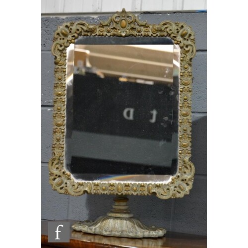 A 19th Century shaving or dressing table mirror by Charles F...