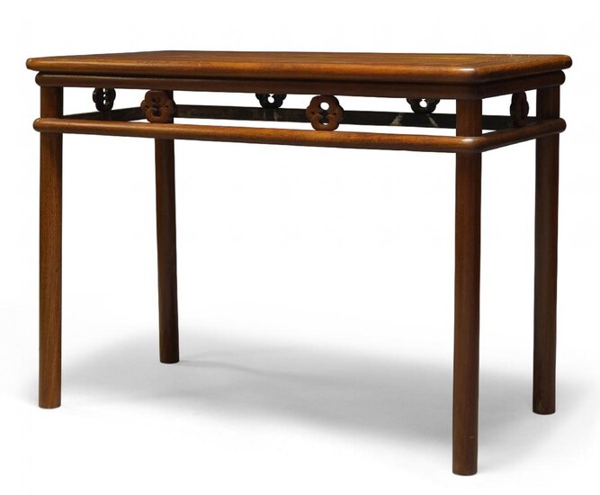 A Chinese hardwood altar table, second half 20th Century, the...