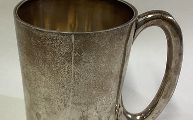 A Chinese silver mug. Marked EAC 935. Approx. 76 grams. Est....