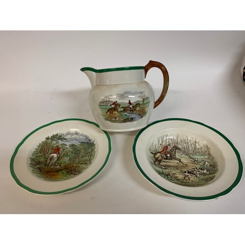 A Copeland Spode Going to Halloa part tea and dinner and ser...