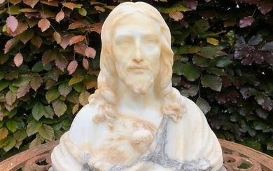 A. Del Perugia (XIX-XX) - Bust, Jesus Christus - Marble - about 1900