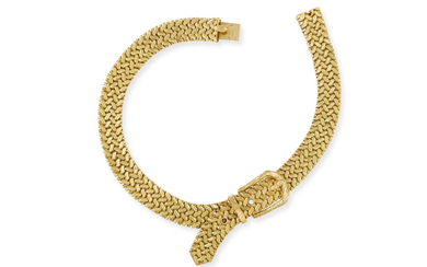 A GOLD 'PRELUDE' NECKLACE, BY HERMÈS Designed as a series...